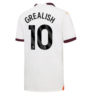Manchester City Jack Grealish #10 Replika Udebanetrøje 2023-24 Kortærmet